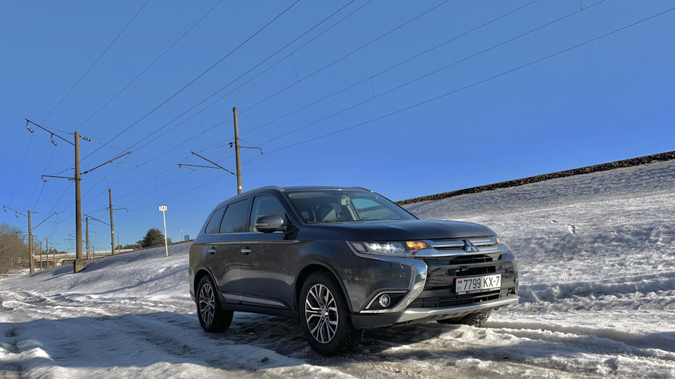 Опять по шпалам))) — Mitsubishi Outlander (3G)