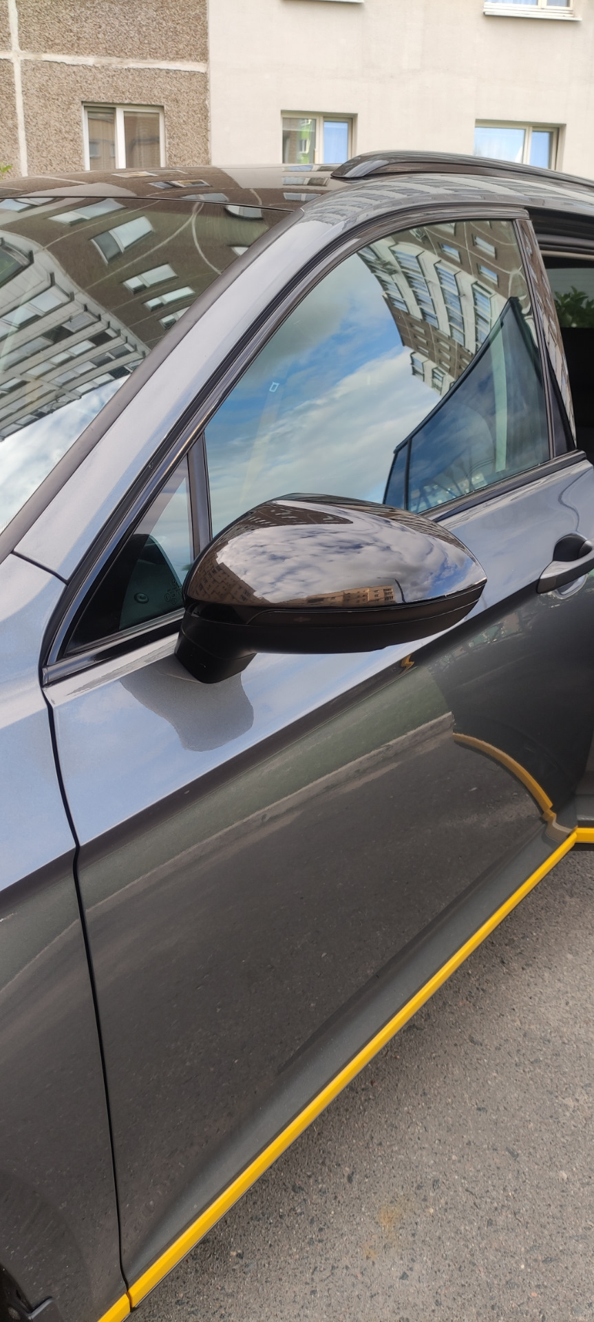 Накладки на зеркала — Volkswagen Passat Variant (B8), 2 л, 2015 года ...