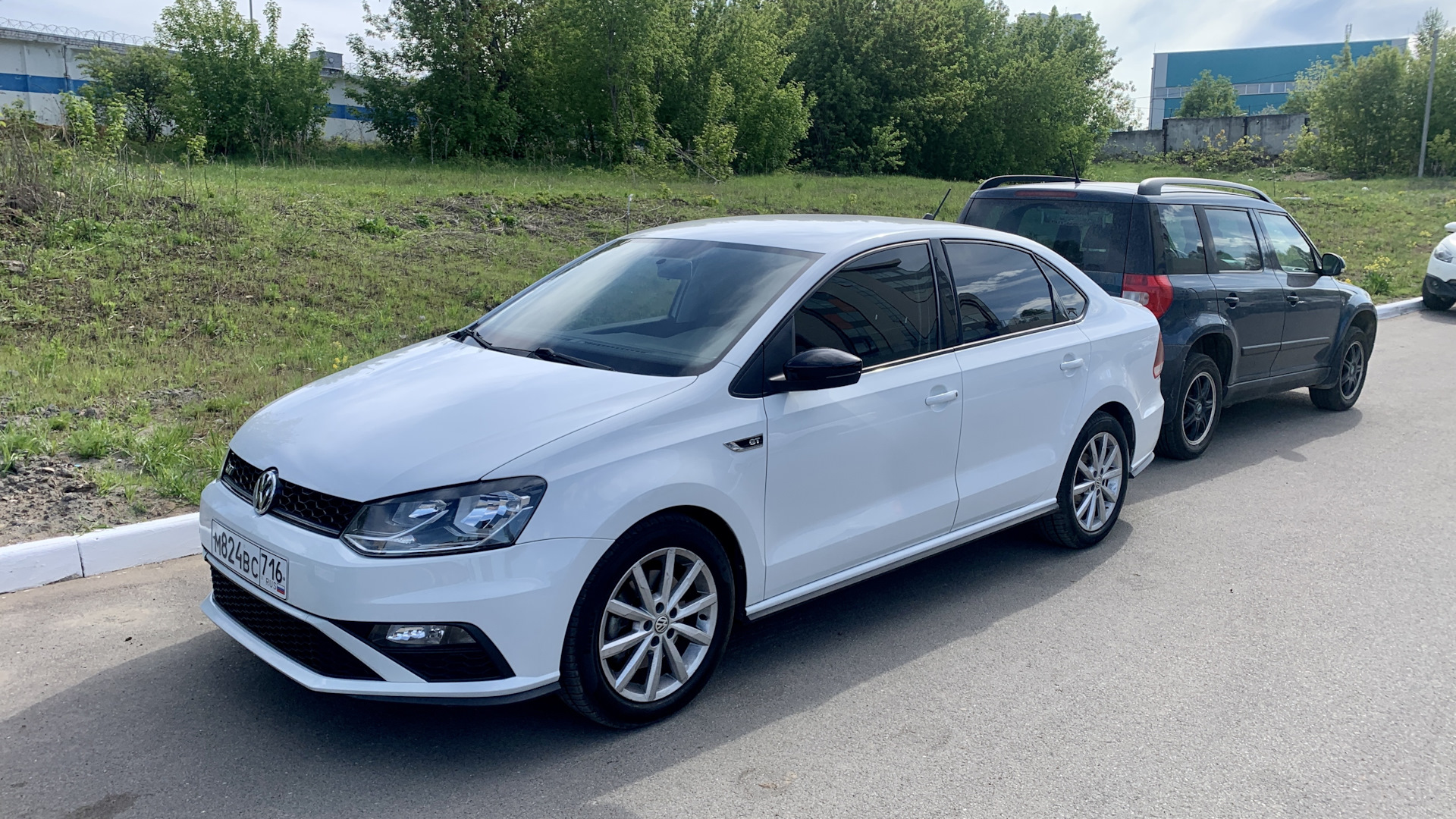 Полосы на VW Polo sedan gt