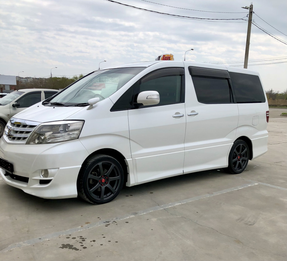 Диски WORK R18 — Toyota Alphard, 3 л, 2007 года | тюнинг | DRIVE2