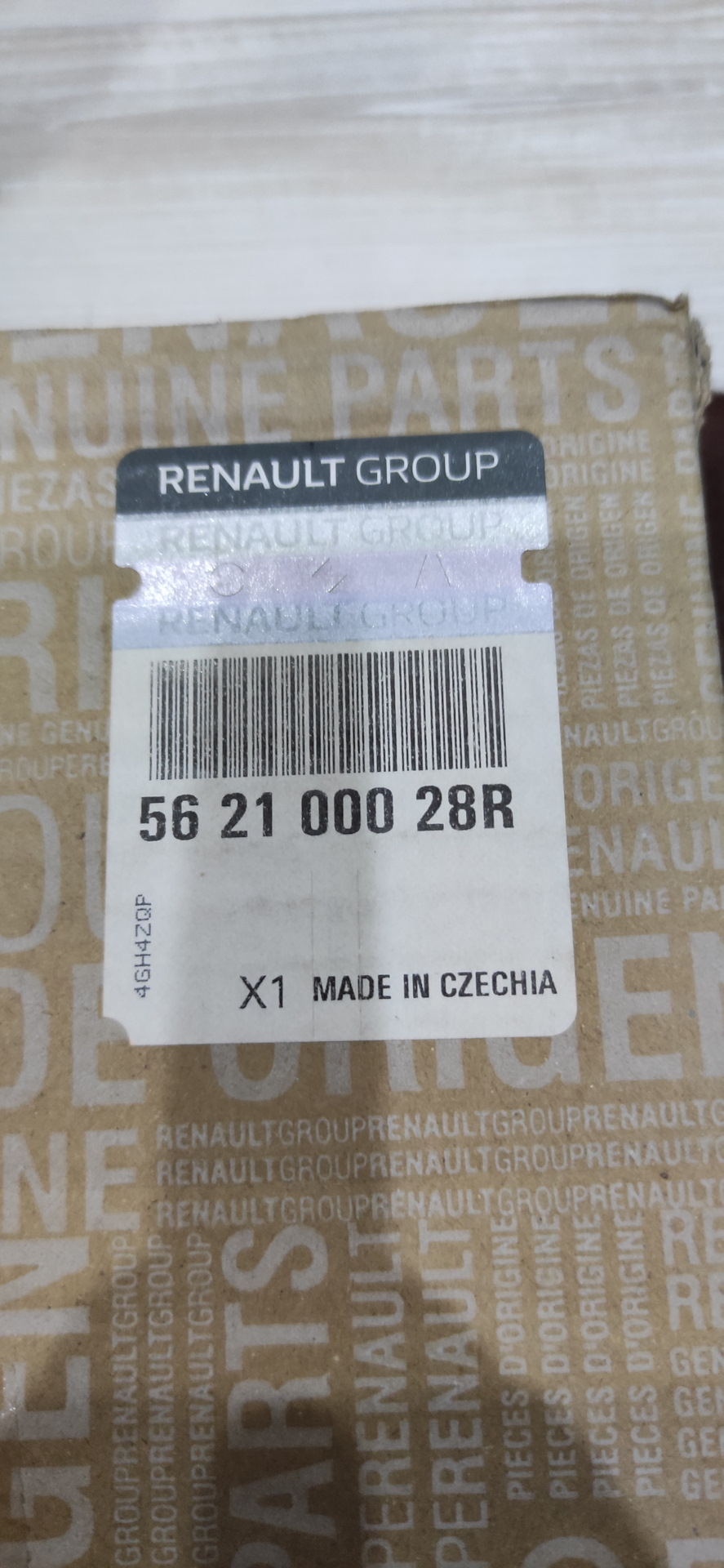 562100028R Амортизатор зад RENAULT | Запчасти на DRIVE2
