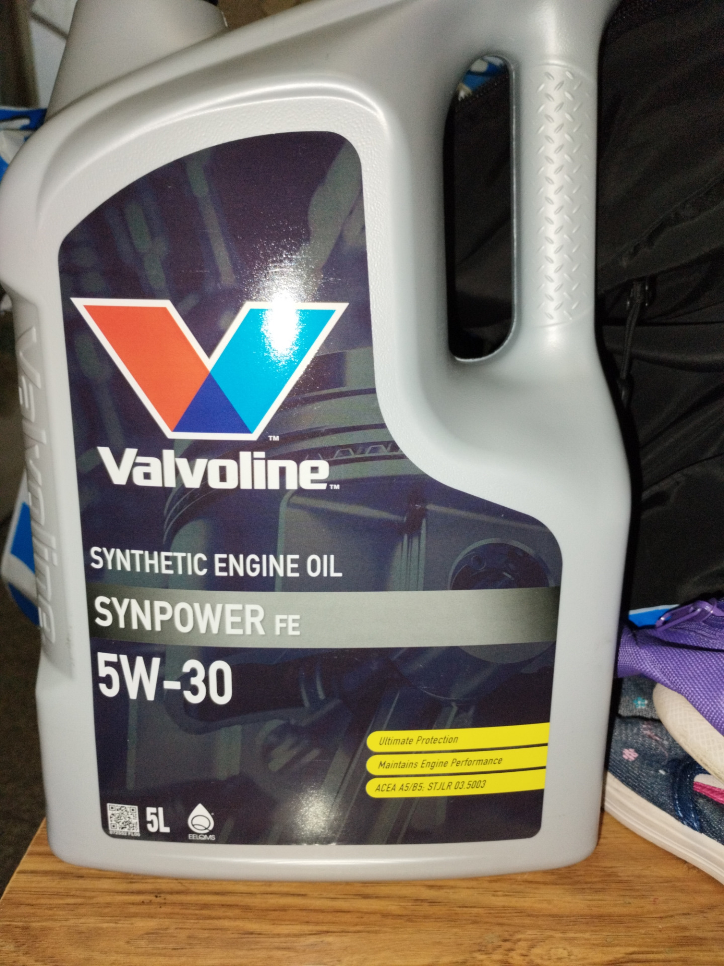 Valvoline 5w30 Synpower a5/b5 — Volvo XC90 (1G), 2,5 л, 2004 года ...