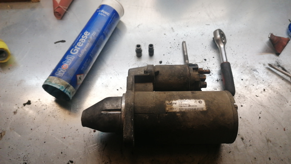 Ревизия стартера. И потёк радиатор печки — Lada Приора седан, 1,6 л ...