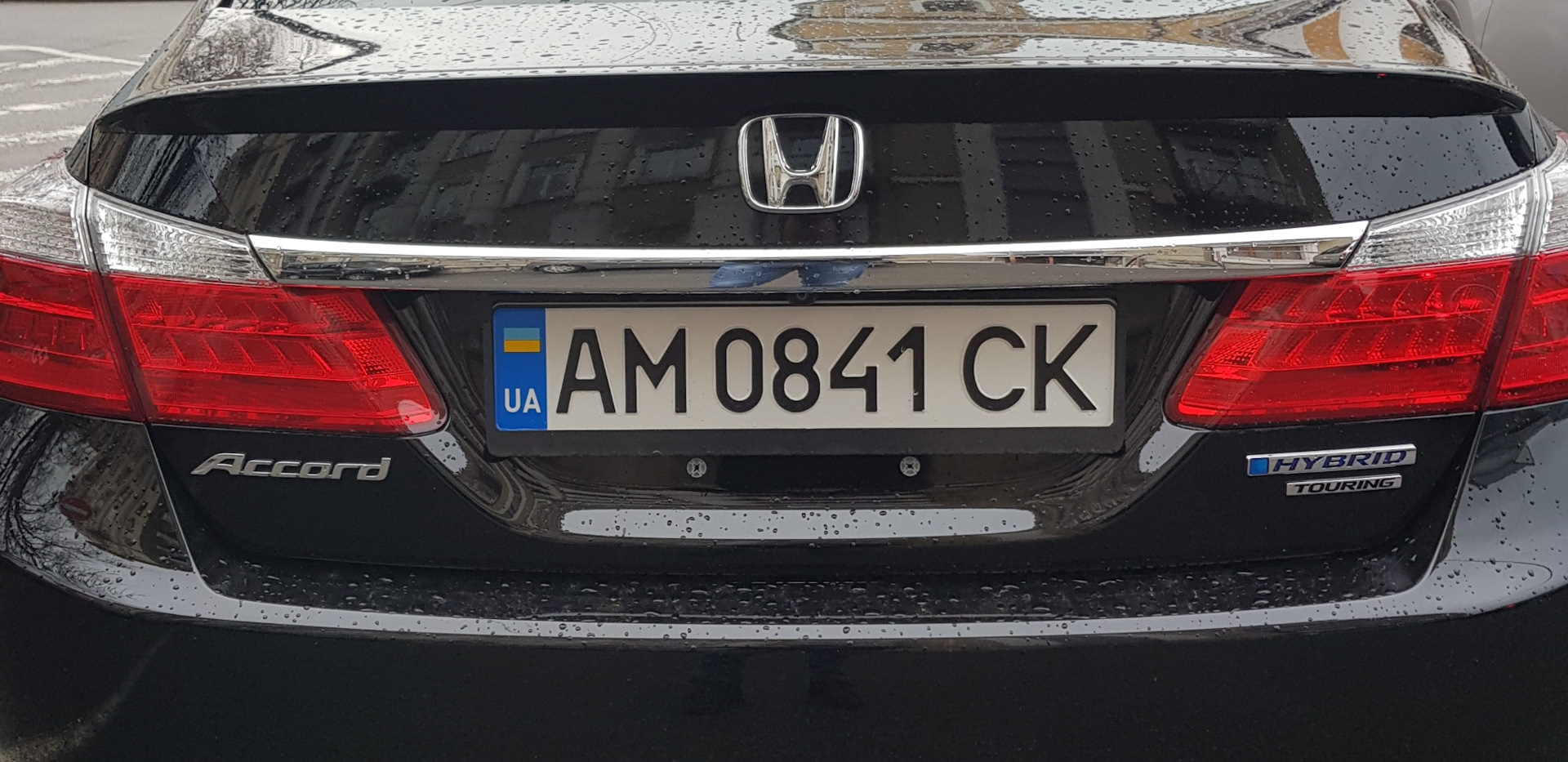 Американский номер и что делать с дырками… — Honda Accord Hybrid (9G), 2 л,  2015 года | тюнинг | DRIVE2