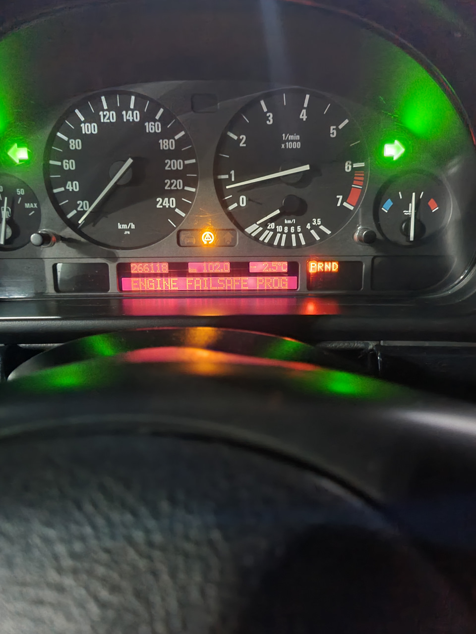 Что за ENGINE FAILSAFE PROG — BMW 5 series (E39), 2,5 л, 1999 года ...