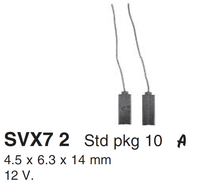 SVX72 Щетки генератора CARGO | Запчасти на DRIVE2