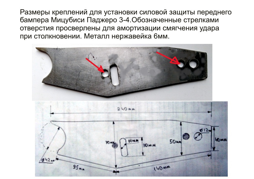 Защита паджеро 3 своими руками