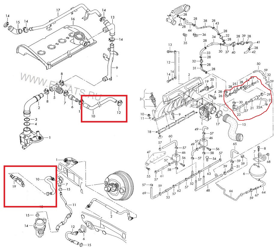 Пассат б5 схема вакуумных. Вакуумная система Ауди а4 б6 1.8 турбо. Схема вентиляции картерных газов Ауди а4 1.8т. Ауди а4 б6 системы вентиляции картерных газов. Система вентиляции картерных газов Ауди а4 б5 схема.