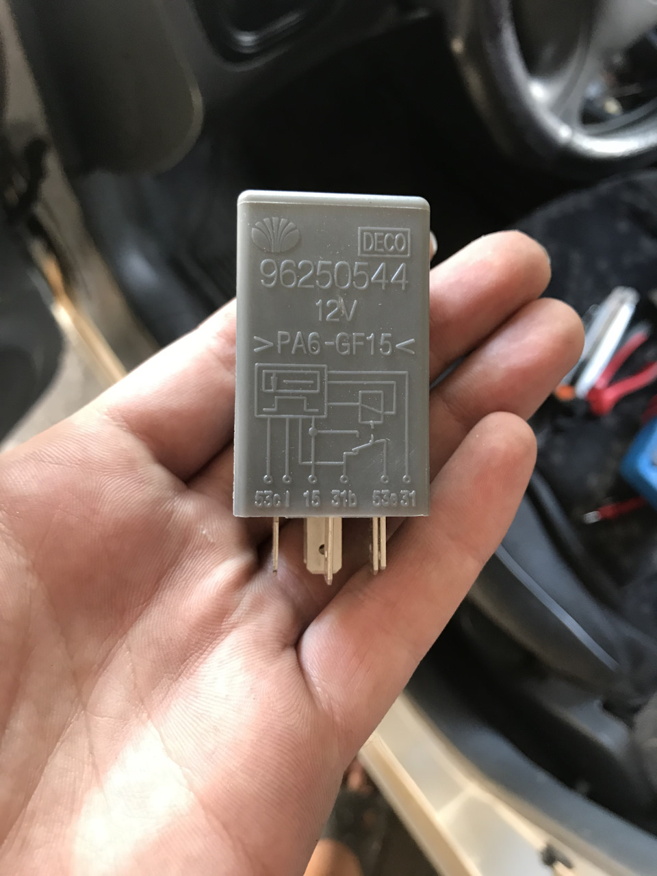 96250544 Реле стеклоомывателя GM | Запчасти на DRIVE2
