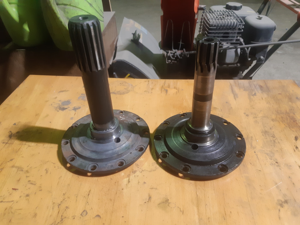 Продолжение бортовой вал самодельный. — УАЗ 3151, 2,5 л, 1990 года ...