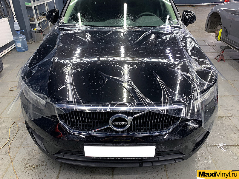Частичная оклейка защитной пленкой Volvo XC40 — MaxiVinyl на DRIVE2