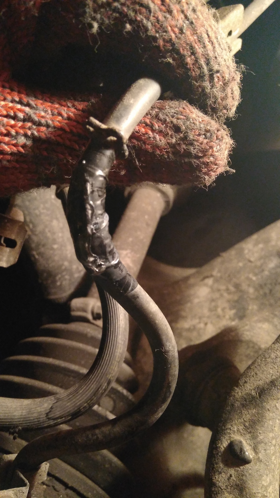 Износился провод АБС. — Mitsubishi Pajero (3G), 3,2 л, 2003 года ...