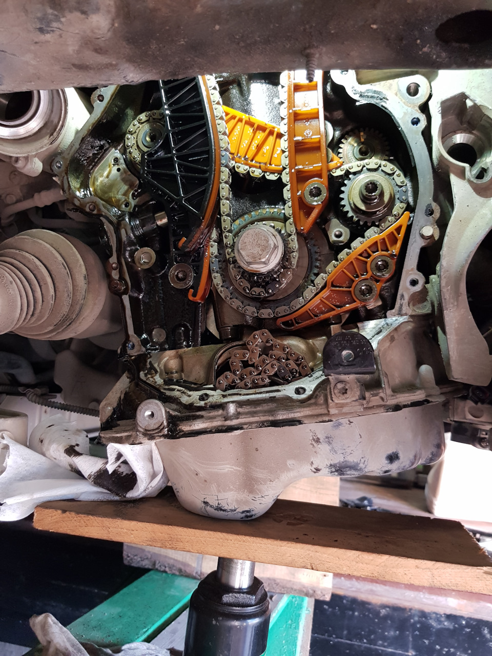Самостоятельная замена цепи ГРМ CAWA, или как не надо менять цепь ...