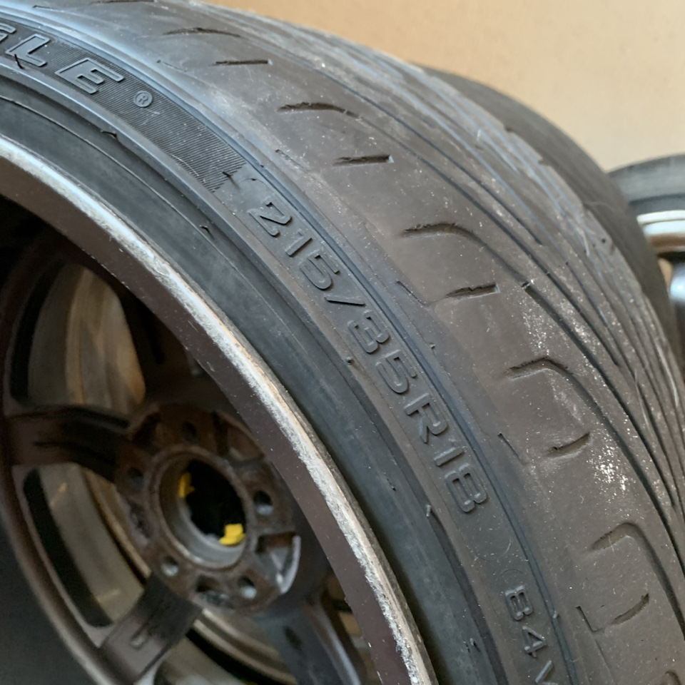 Шины летние Triangle Group 215/35 R18, литые диски RAYS TE37V 9,5Jx18 ET35  5x112. Б/у | 60 000 ₽ в городе Сургут | DRIVE2