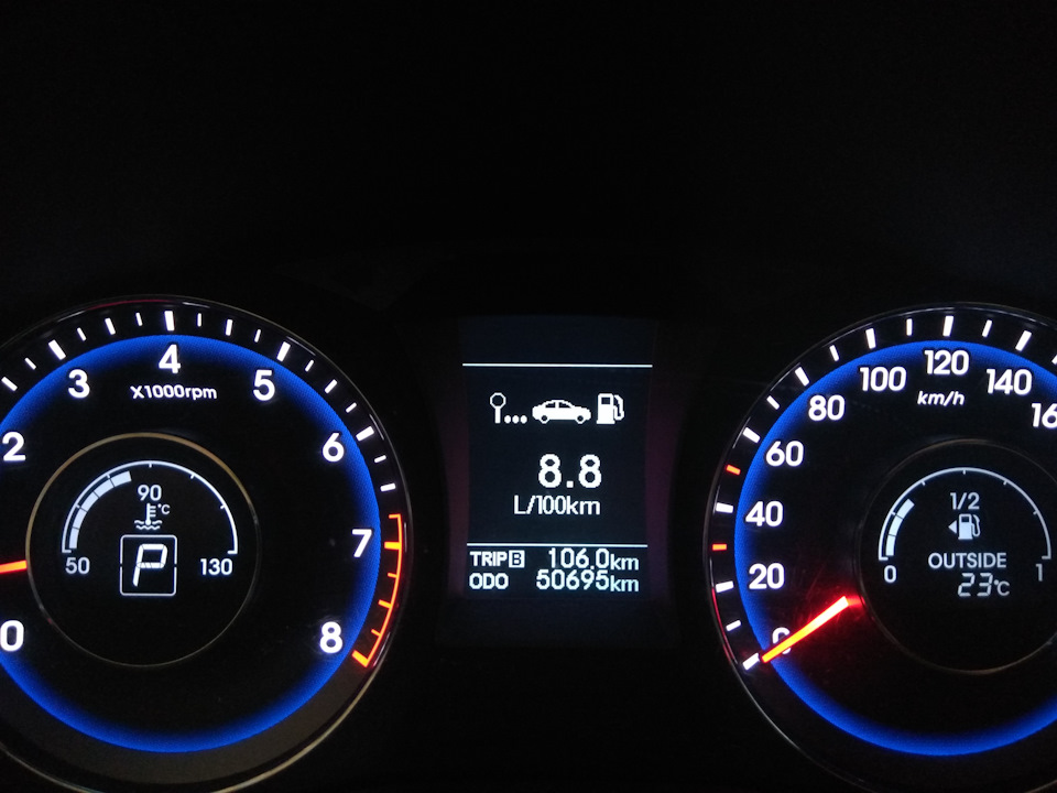 ТО-50000, Масло, фильтра, лампочки подсветки поворота — Hyundai i40, 2 ...