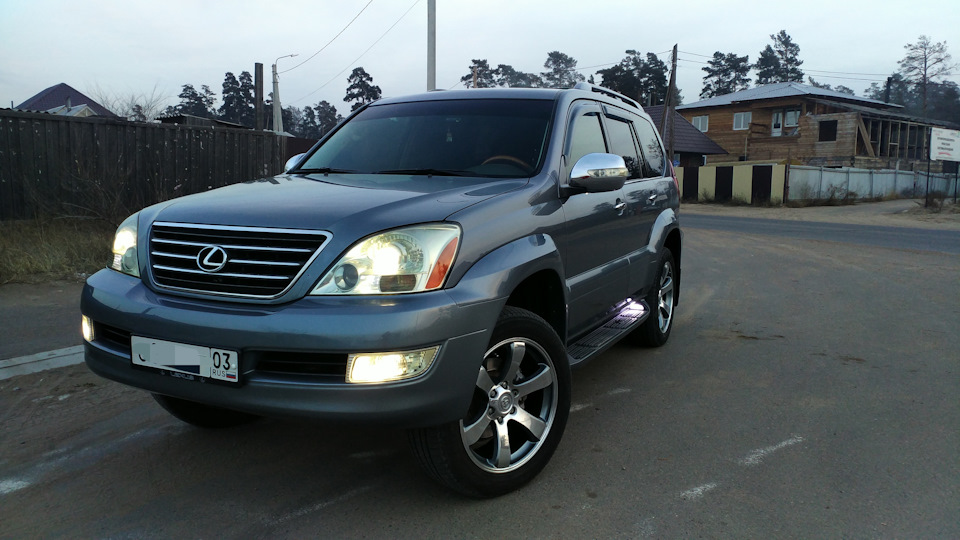 Lexus gx470 2007 черный