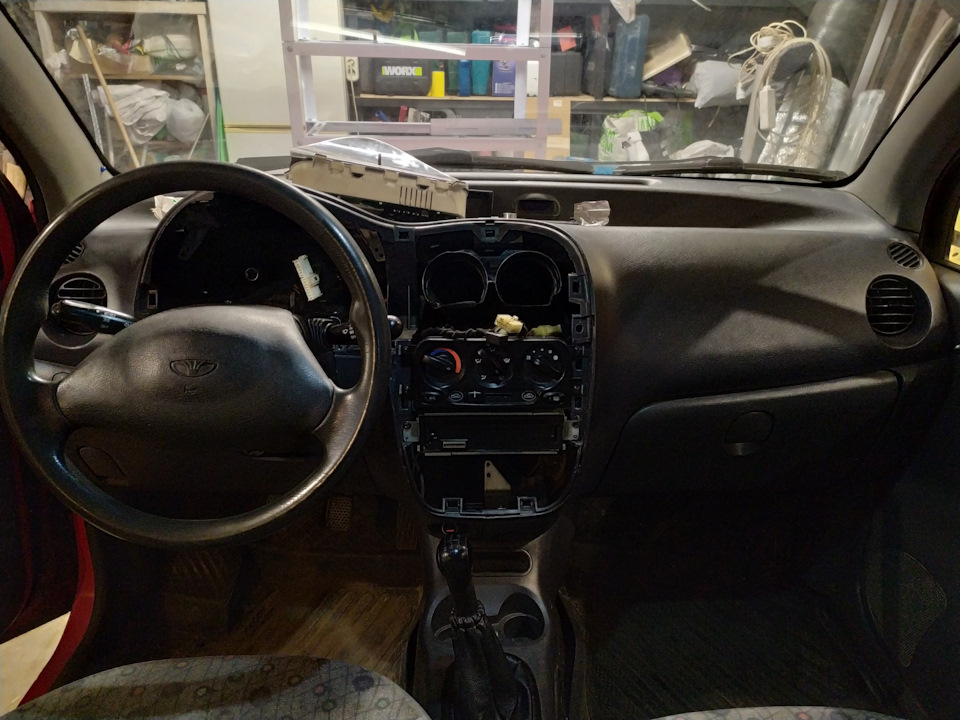 Практически всё собрано, руль на месте — Daewoo Matiz (M100/M150)