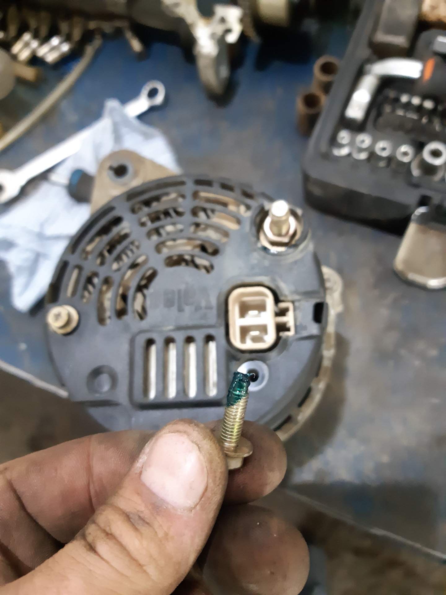 Обслуживание генератора — Hyundai Accent (2G), 1,5 л, 2005 года ...