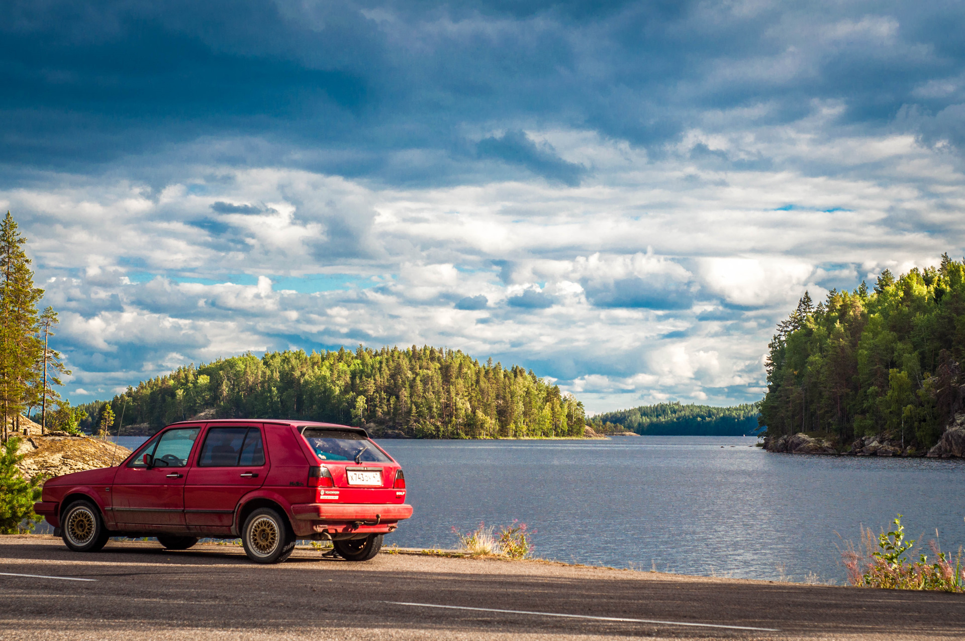 Кража номеров в Финляндии. — Volkswagen Golf Mk2, 1,8 л, 1985 года | ДТП |  DRIVE2