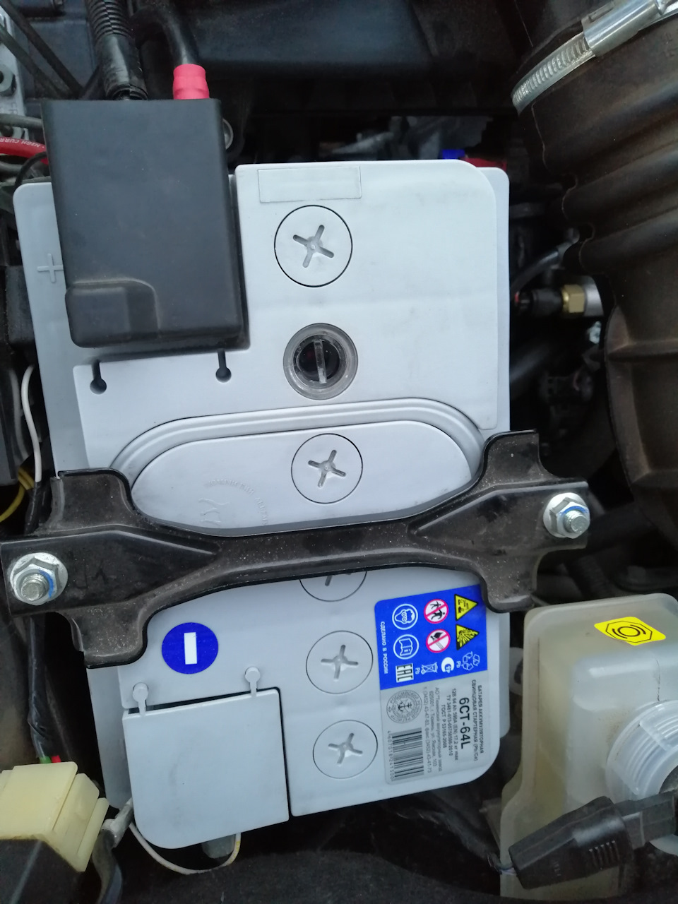 Новый Акб Тюмень 6СТ-64L — Lada Гранта Лифтбек (2-е поколение), 1,6 л ...