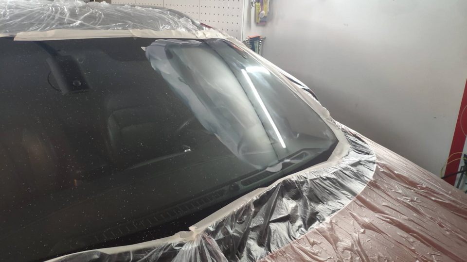 Полировка стёкол Оксидом Церия :-) — KIA Sportage (3G), 2 л, 2011 года ...