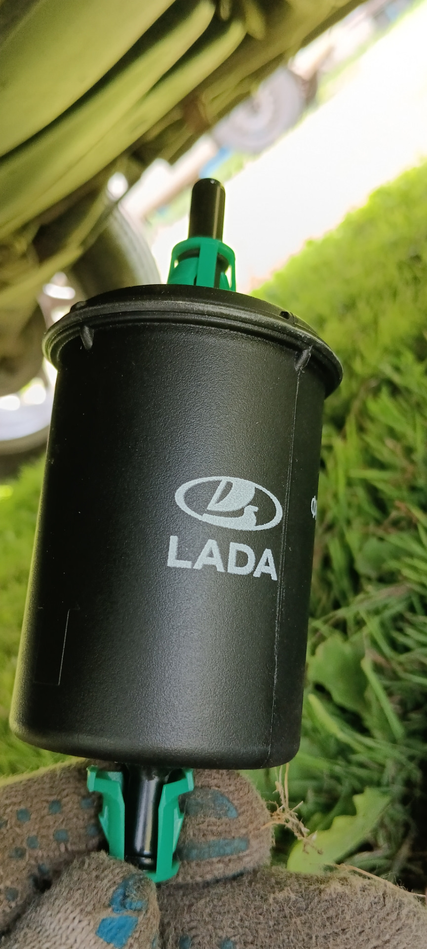 #76 Фильтр салона + топливный. — Lada Гранта Лифтбек (2-е поколение), 1 ...