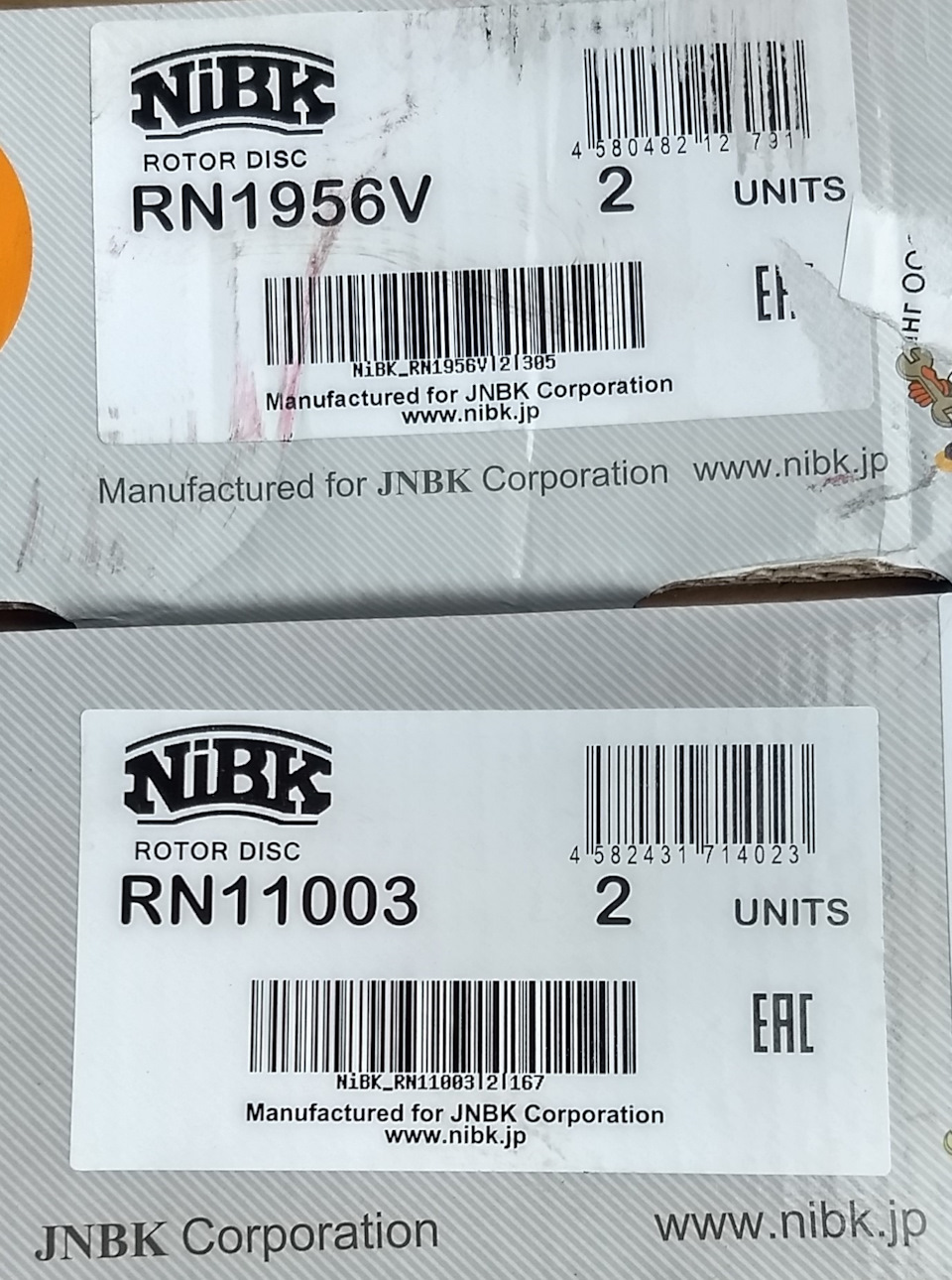 RN11003 Тормозной диск, задний NIBK | Запчасти на DRIVE2