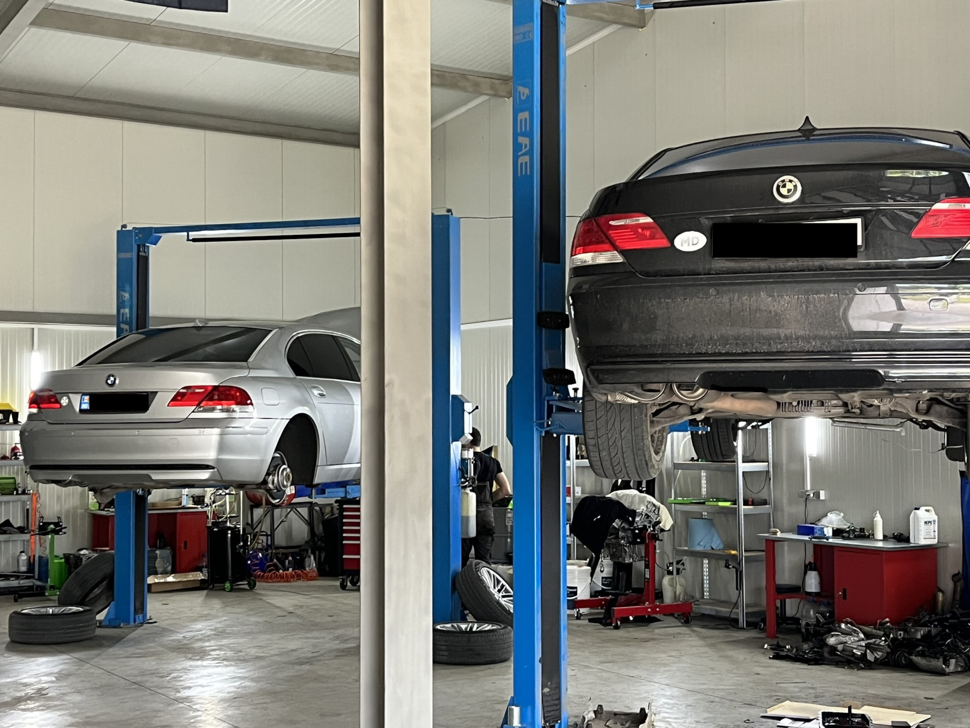 Замена масла и присадка для гидриков — BMW 7 series (E65/E66), 3 л ...