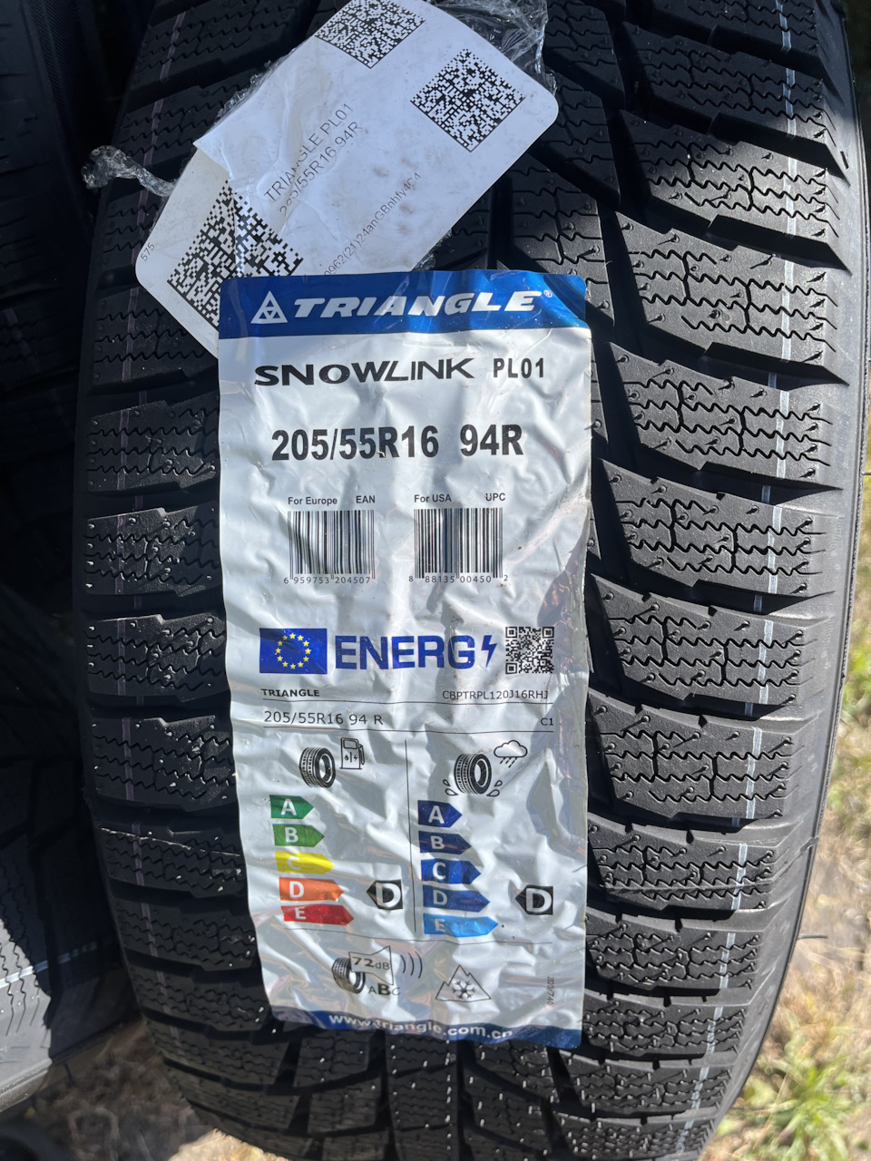 Резина на зиму. Triangle SNOWLINK PL01 — Volkswagen Golf Variant (Mk7 ...