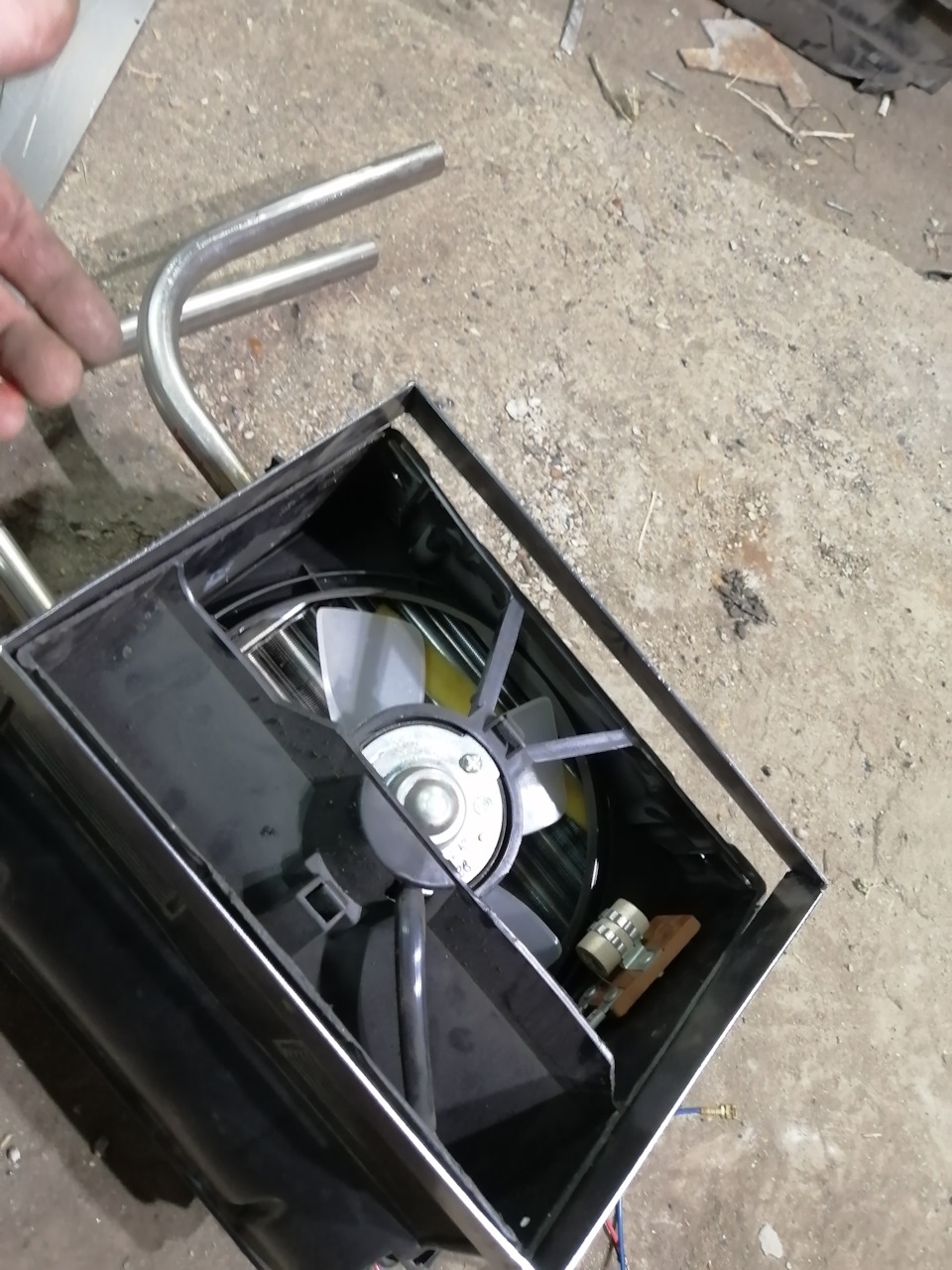 Печка на Уаз 469 от ВАЗ 06 — УАЗ 31514, 2,7 л, 1997 года | своими ...