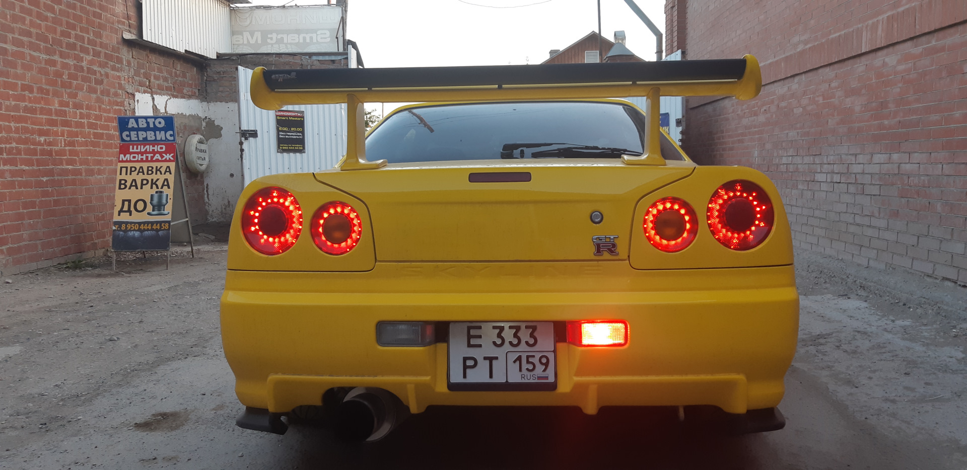 Противотуманка GT-R34 🔰, фонарь заднего хода + подсветка номера ✓ — Nissan  Skyline (R34), 2,5 л, 1998 года | стайлинг | DRIVE2