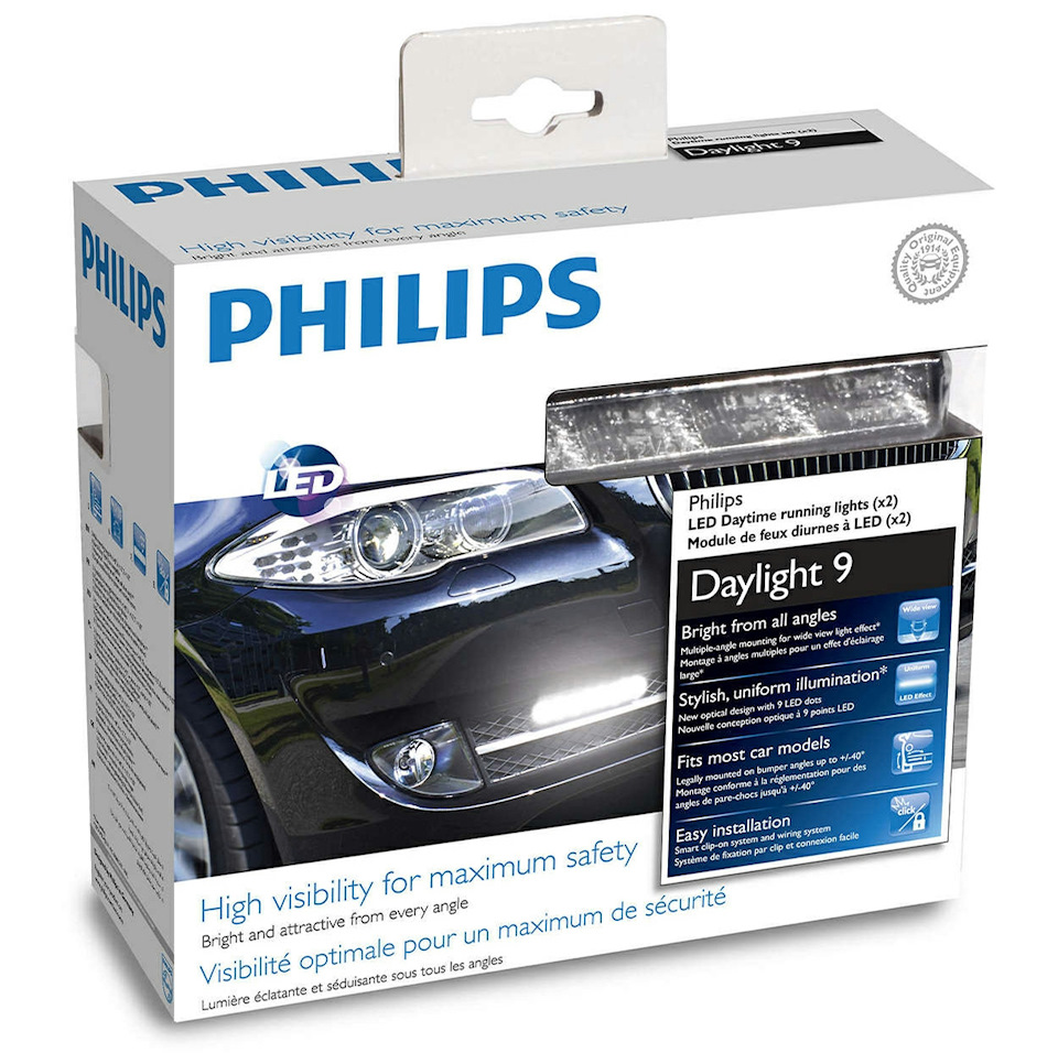 #11 Philips LED DayLight 9 — Renault Duster (1G), 2 л, 2013 года ...