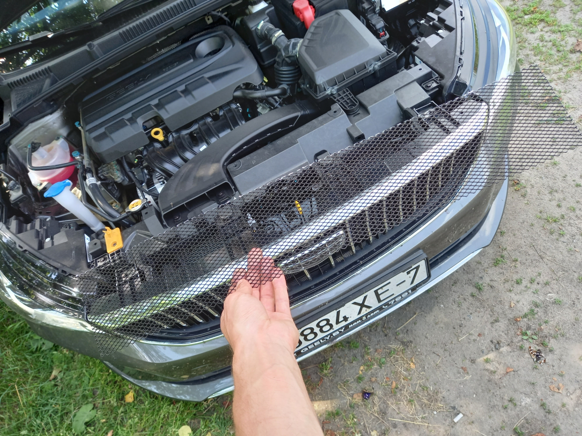Сетка в бампер — Geely Emgrand, 1,5 л, 2023 года | аксессуары | DRIVE2