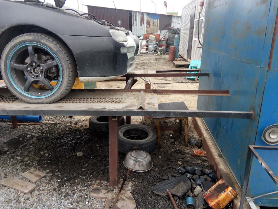 Модернизация эстакады — Mazda Lantis, 2,5 л, 1995 года | своими руками ...