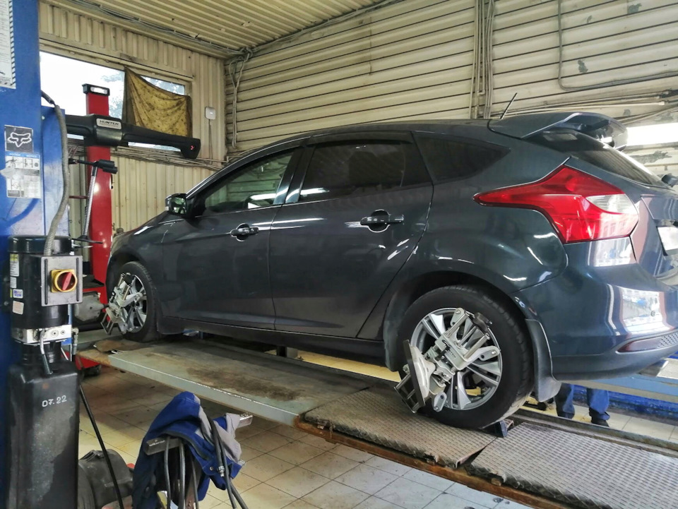 Проверка углов. — Ford Focus Hatchback III