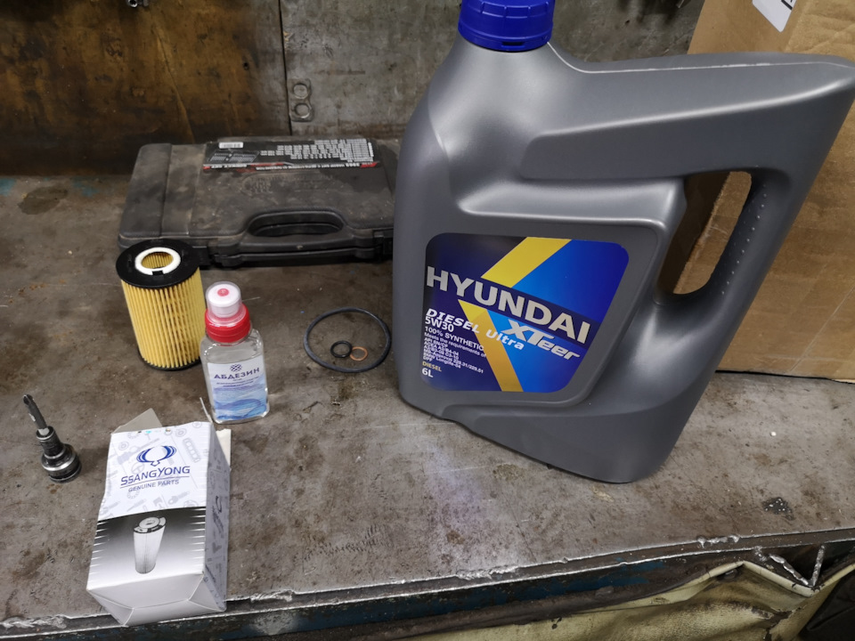 Плановое ТО — SsangYong Actyon (2G), 2 л, 2012 года | плановое ТО | DRIVE2