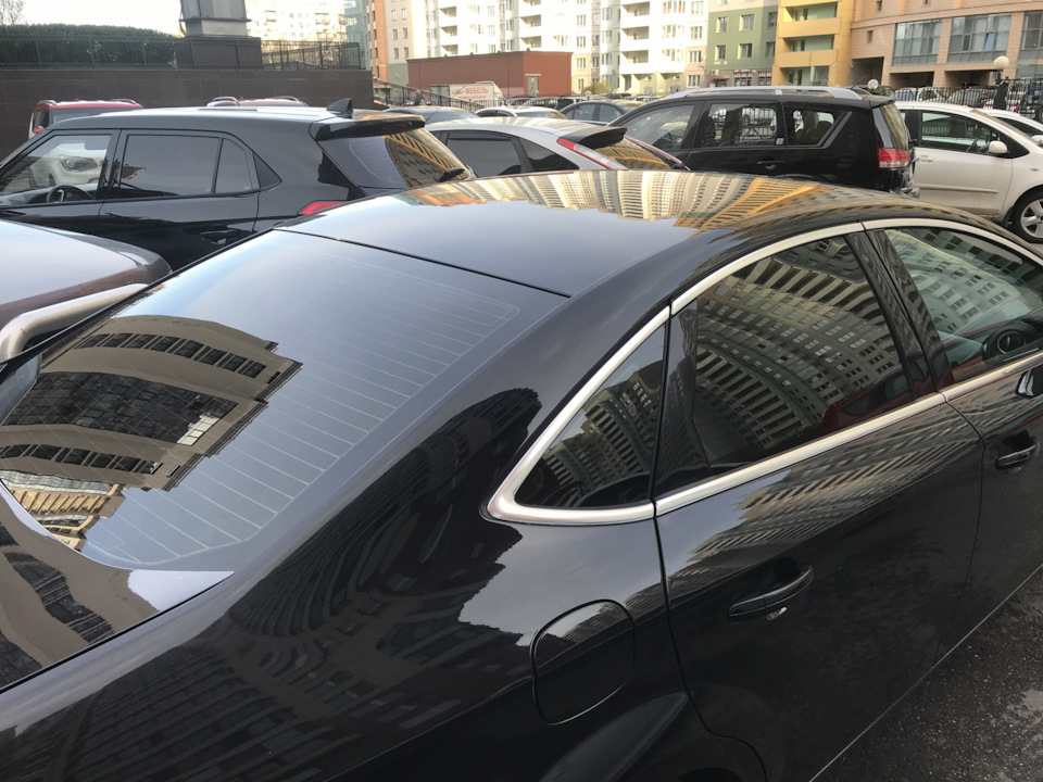 Тонировка задней полусферы + бронирование передних фар — Ford Mondeo IV ...