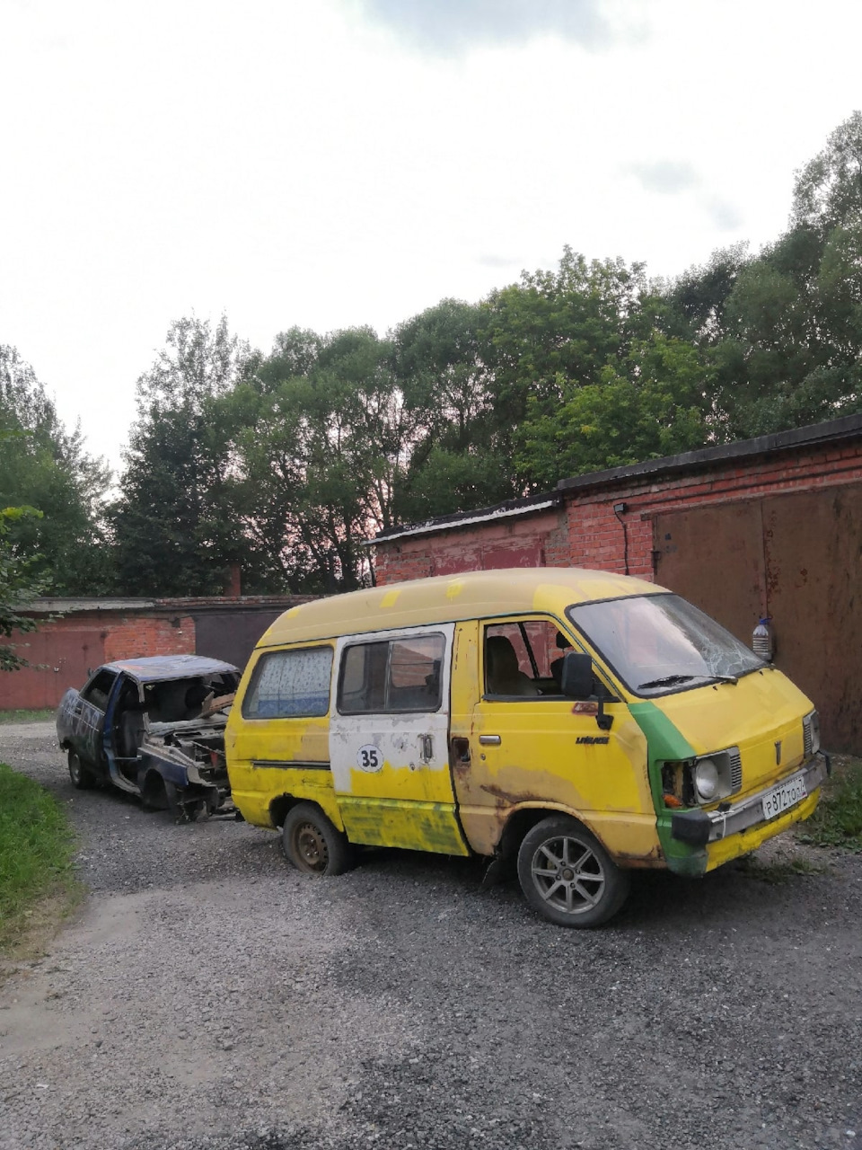 Проверка кузова на прочность. Тест драйв. — Toyota Lite Ace, 1,3 л, 1983  года | покатушки | DRIVE2