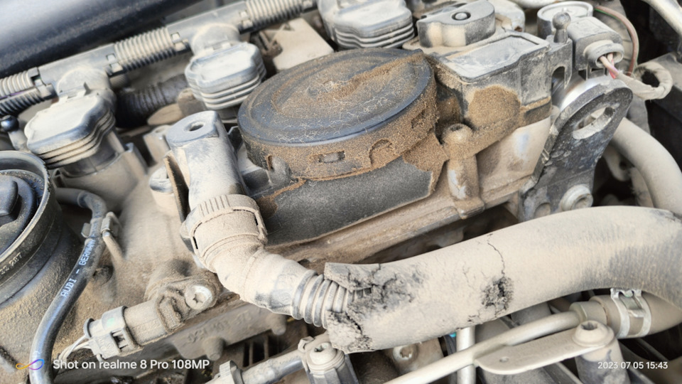 Жёсткий выхлоп и мембрана ВКГ — Volkswagen Passat B6, 1,8 л, 2008 года ...