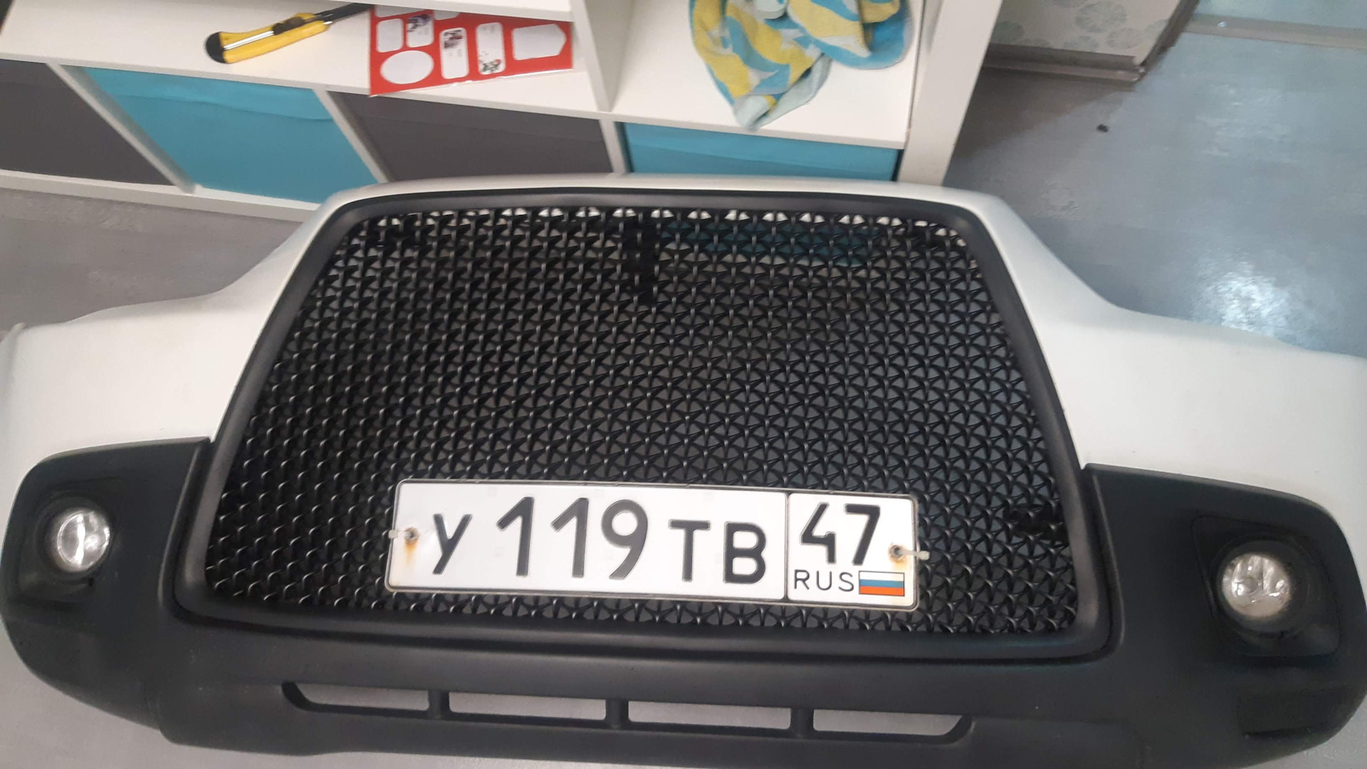 бампер — зимняя установка — Mitsubishi ASX, 1,6 л, 2012 года | своими ...