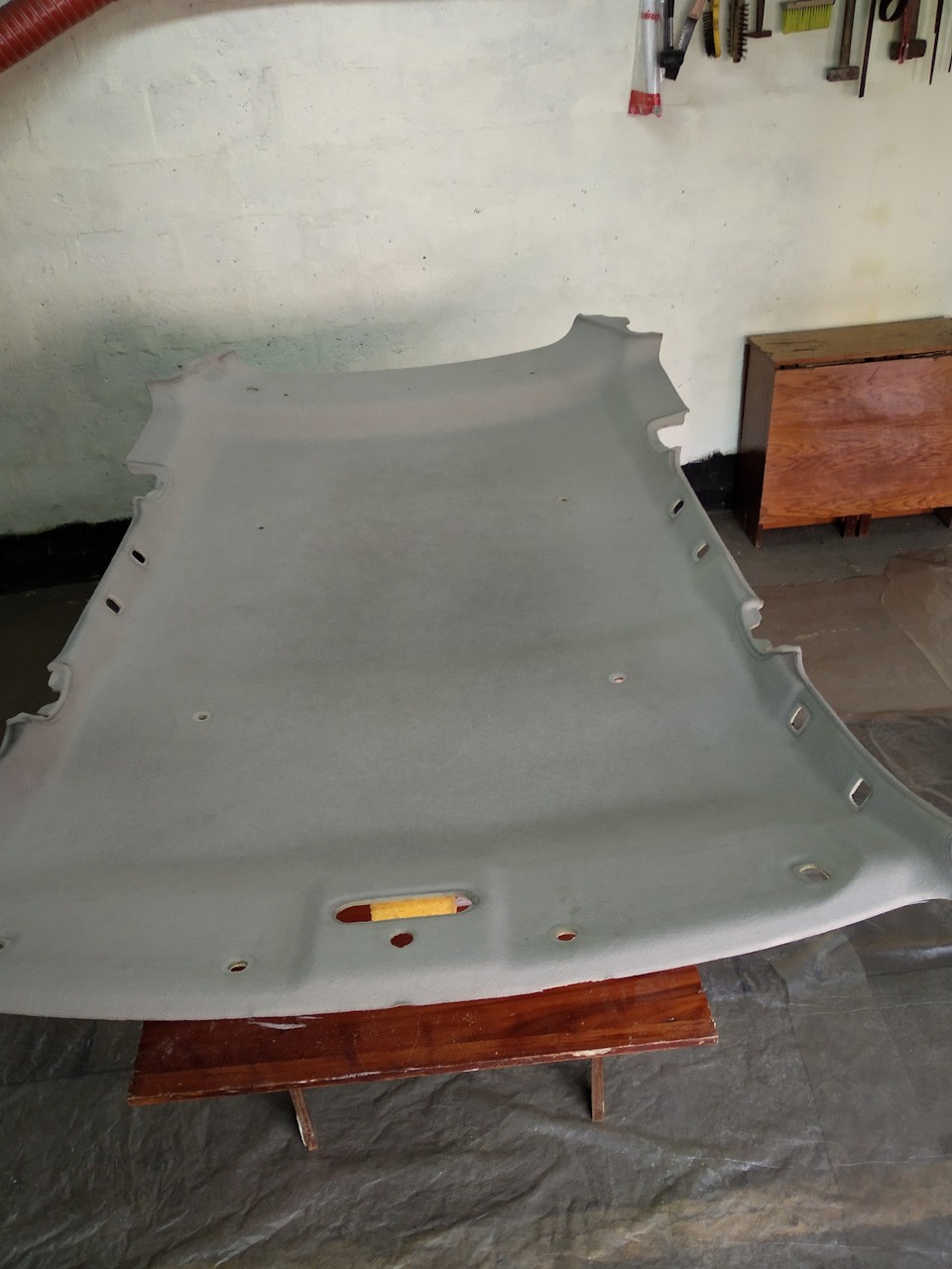 Делаем черный потолок на дастере