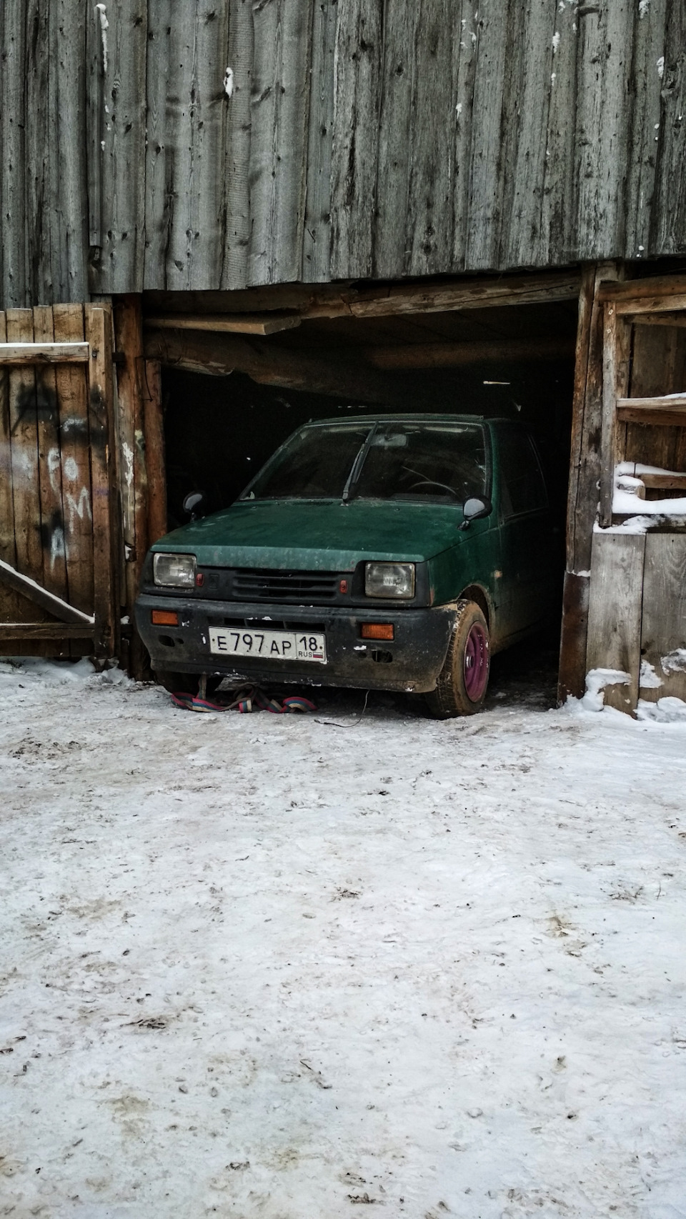 Японский стиль. Зеркала на капот — Lada 1111 Ока, 0,7 л, 2003 года | тюнинг  | DRIVE2