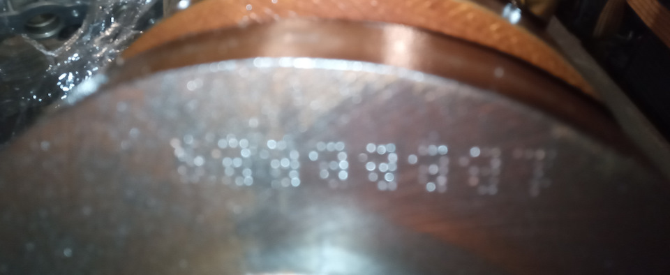 Маркировка коленвала и блока. — Volvo S60 (1G), 2,3 л, 2001 года ...