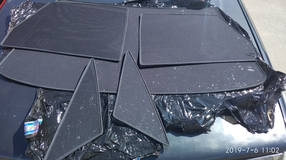 Установка каркасных шторок на АUDI 100 c3 — Audi 100 (C3), 2 л, 1989 ...