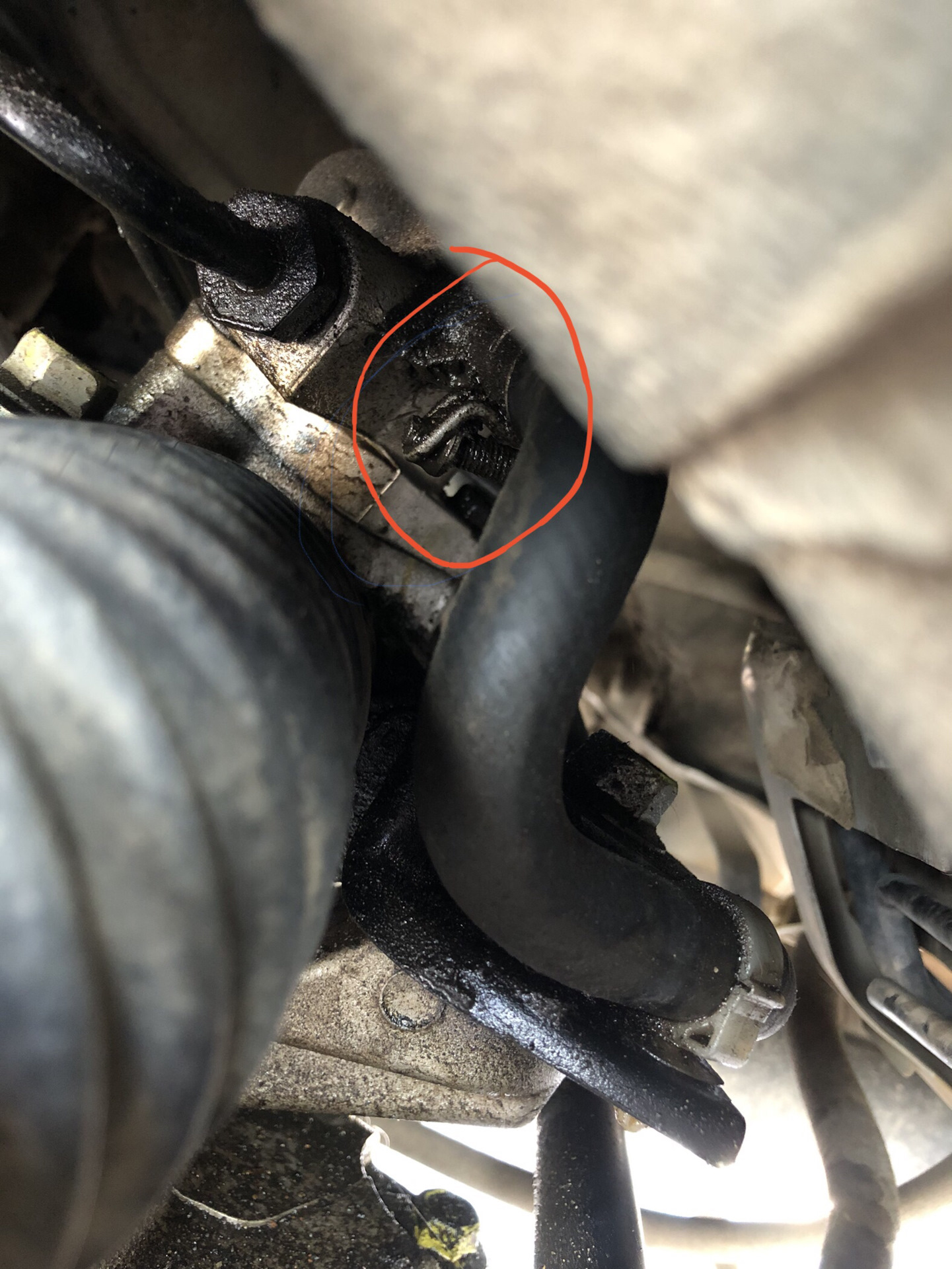 Трубка низкого давления ГУР — Honda CR-V (RE), 2,4 л, 2008 года ...