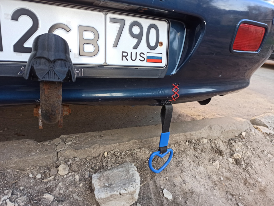 Колпачок на шар фаркопа. Дарт Вейдер — Mitsubishi Lancer IX, 1,6 л ...
