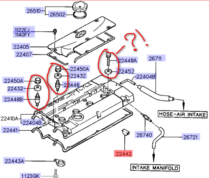 Кто менял болты на клапанной крышке DOHC? UPD: Заказал… — Hyundai ...