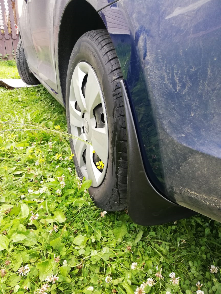 Установка защитной сетки на решетку радиатора — Skoda Rapid (1G), 1,6 л ...