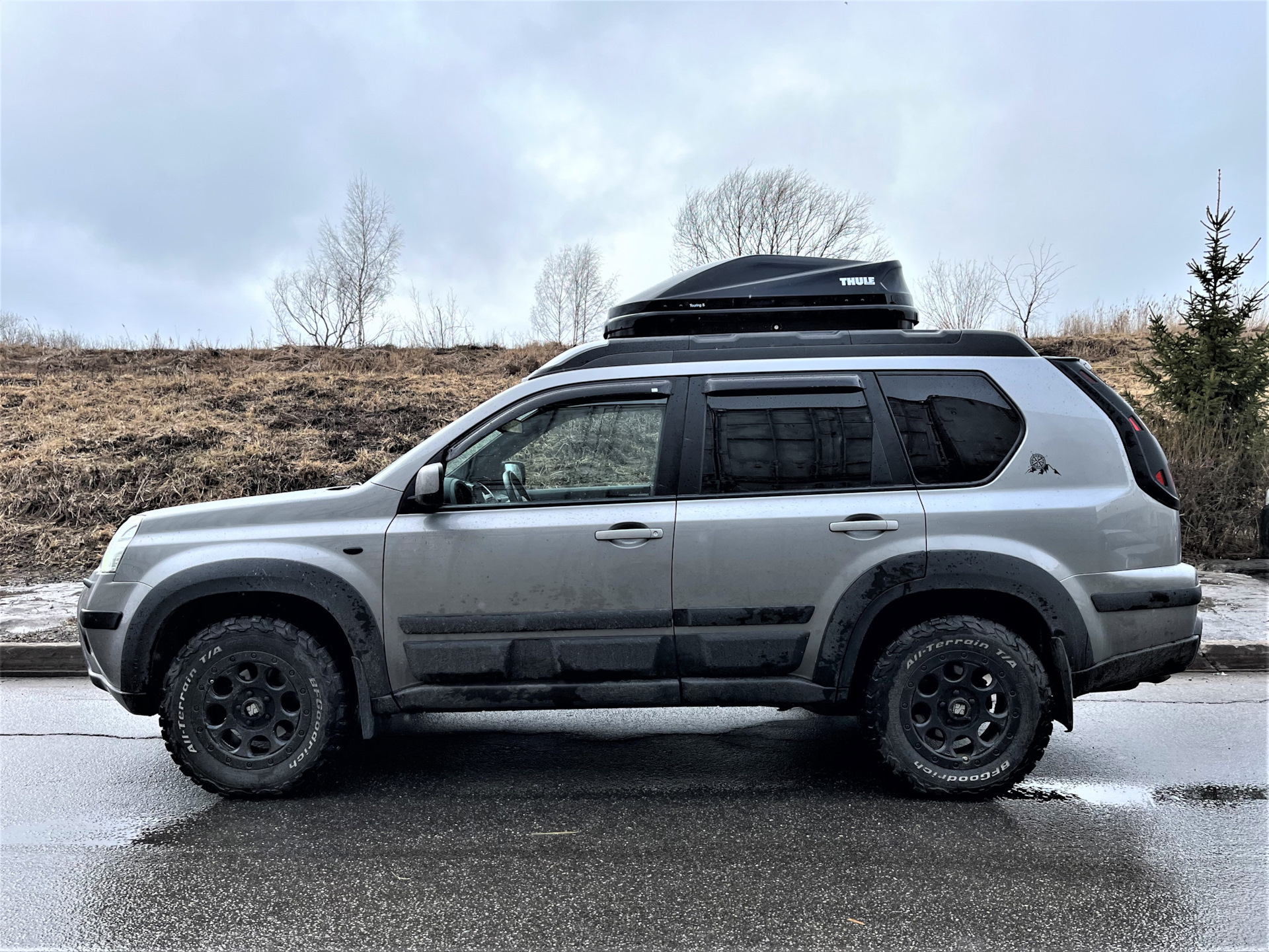 Обновка — Thule Touring S — Nissan X-Trail II (t31), 2 л, 2012 года |  аксессуары | DRIVE2