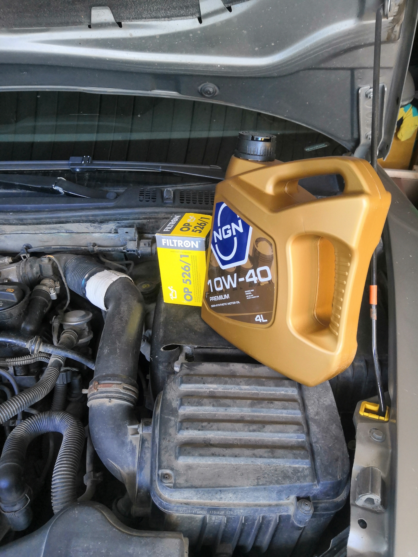 Замена масла, меняем вязкость — Skoda Octavia A5 Mk2, 1,6 л, 2013 года ...